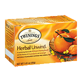 Twinings Of London Tea Bags Herbal Unwind African Honeybush & Orange 1.06 Oz Left Picture